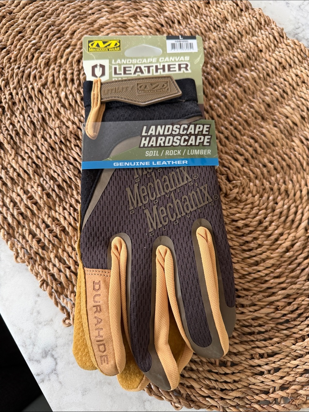 Landscape Hardscape Leather Gloves - Brown/Tan